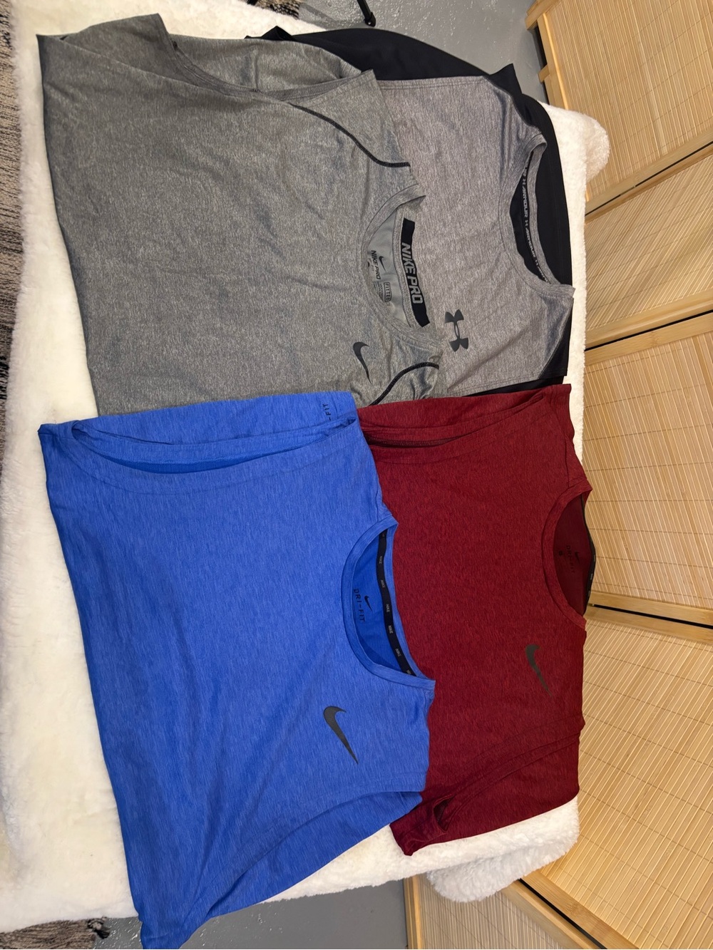 Nike Men's Tank Tops Pack - Blue, Red, Gray, Black